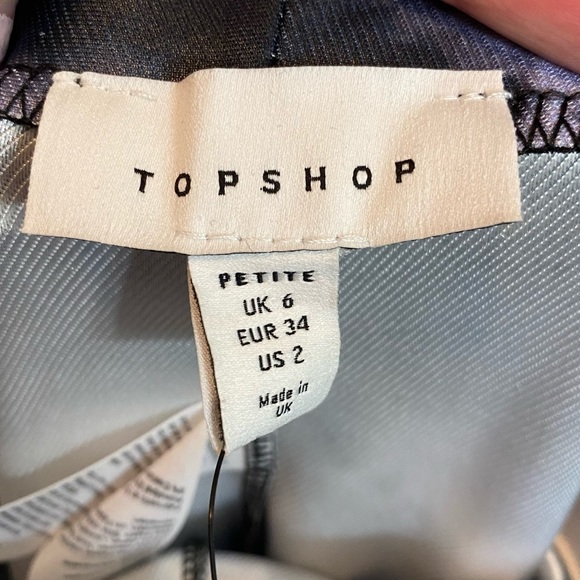 NWT Topshop Lightning Tie Dye Flared Leggings - Size 2 Petite - Picture 6 of 7